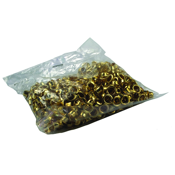 Velos Eyelets Brass No 1 [Pack of 500]