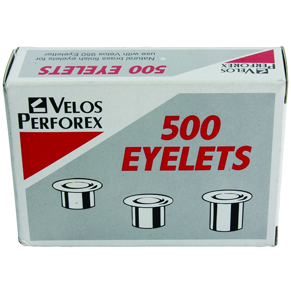 Velos Eyelets Brass No 2 [Pack of 500]