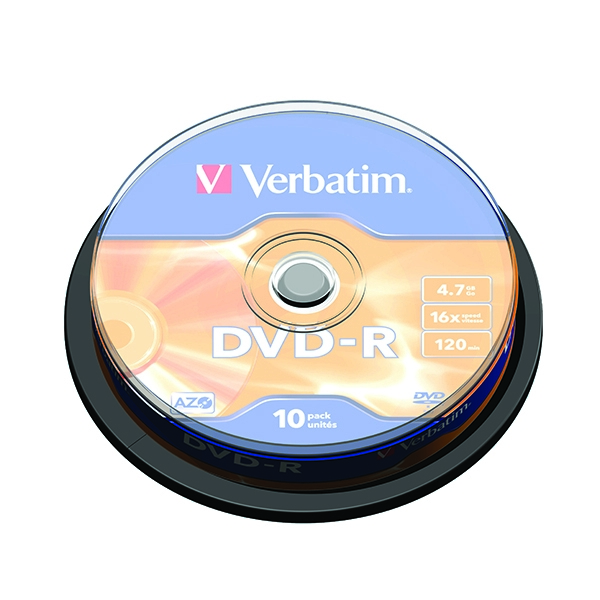 Verbatim DVD-R 16x [Spindle of 10]