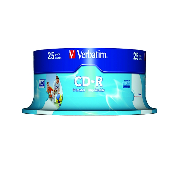 Verbatim CD-R 700Mb, 80 Minute Crystal [Pack of 25]
