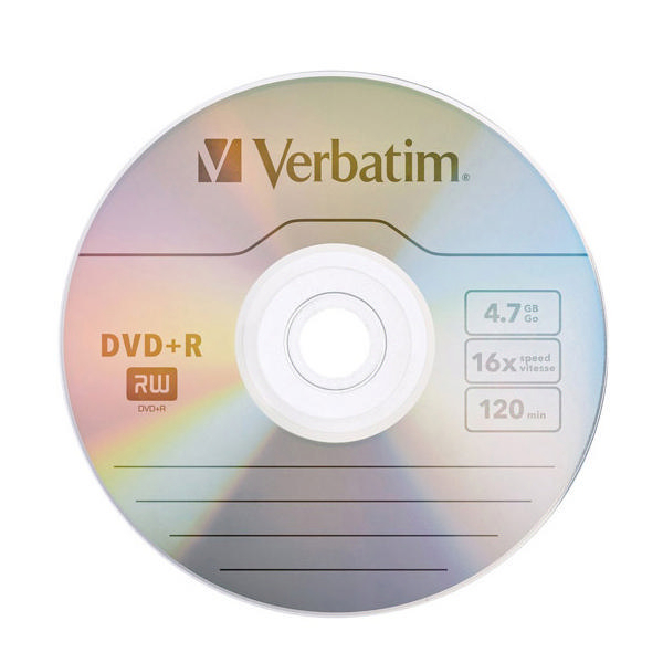 Verbatim DVD+R 16x 4.7Gb [Spindle of 25]