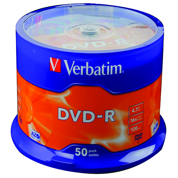 Verbatim DVD-R 16x [Pack of 50]