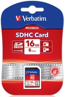 Verbatim SDHC Memory Card 16Gb Class 10 43962