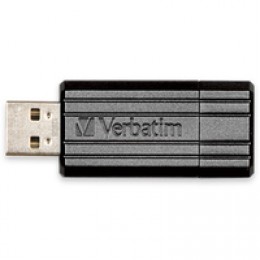Verbatim Store and Go 128Gb Pinstripe Flash Drive USB 2.0 Black