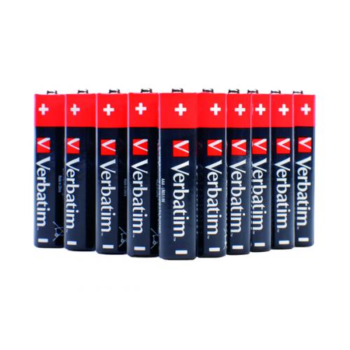 Verbatim AAA Alkaline Batteries [Pack of 24]
