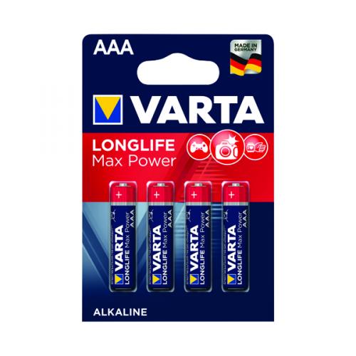 Varta Longlife Max Power AAA Battery [Pack of 4]