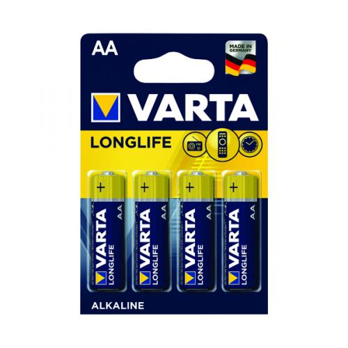 Varta Longlife AA Battery [Pack of 4]