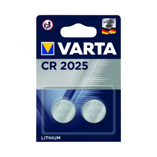 Varta CR2025 Lithium Coin Cell Battery [Pack of 2]