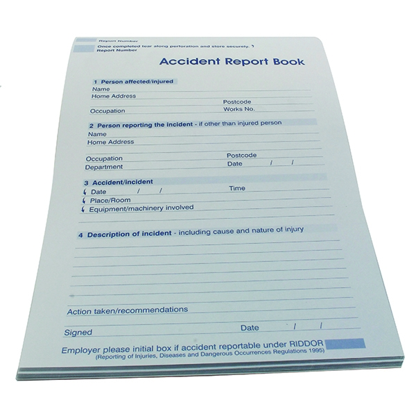 Wallace Cameron Accident Report Book A5