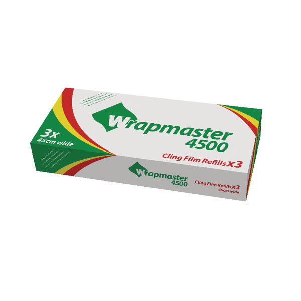 Wrapmaster 4500 Film 450mmx300m Refill [Pack of 3]