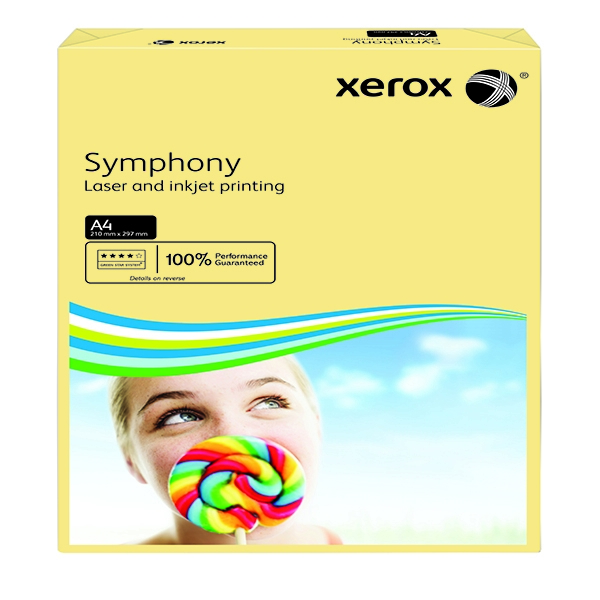 Xerox Symphony Paper A4 80g Pastel Ivory [Pack of 500] alternative image 1