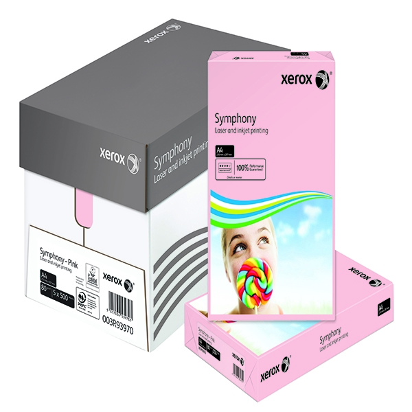 Xerox Symphony A4 80g Paper Pastel Pink [Pack of 500] 003R93970