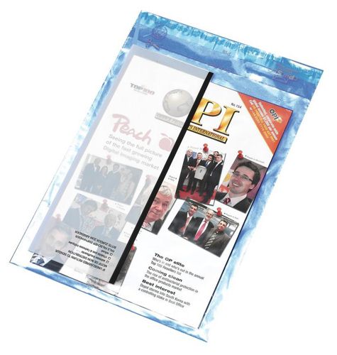 Postsafe Envelopes Peel 240x320mm Clear [Pack of 100] alternative image 1