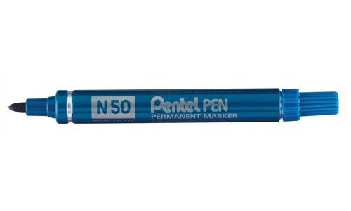 Pentel Marker Bullet Tip Blue N50-C [Pack of 12] alternative image 1