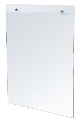Deflecto Wall Sign Holder A4 Portrait Clear alternative image 1