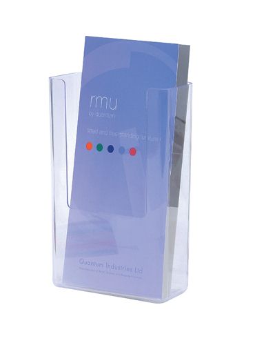 Deflecto Flat Back Literature Holder 1/3 A4 alternative image 1