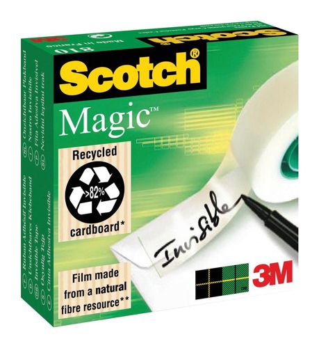Scotch 810 MagicTape 19mmx33m alternative image 1