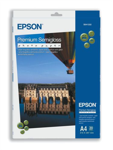 Epson S041332 Premium Semigloss Photo Paper [Pack of 20] alternative image 1