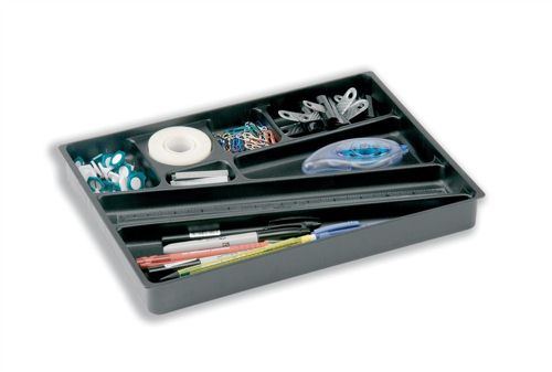 Durable Desk Drawer Organiser Black alternative image 1