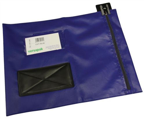 Versapak Flat Pouch 286x336mm Blue alternative image 1