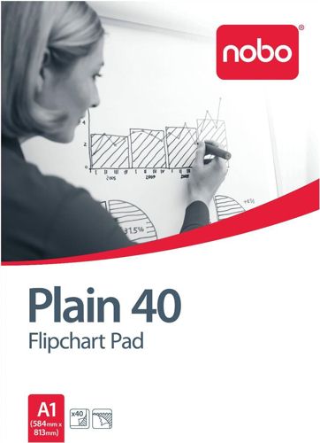 Nobo Flip Pad A1 Plain [Pack of 5] alternative image 1