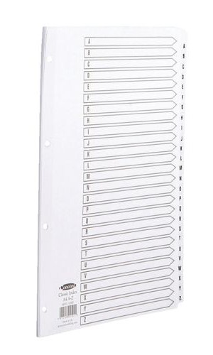 Concord Index A4 A-Z Clear Tab alternative image 1