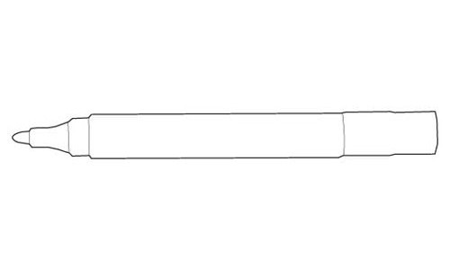 Drywipe Marker Assorted Bullet [Wallet of 4] alternative image 1