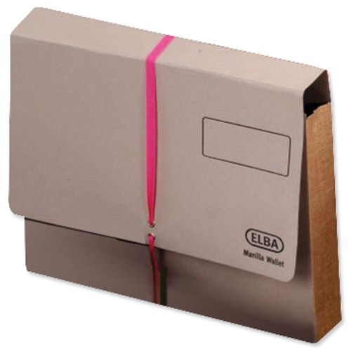 Elba Legal Wallet Foolscap 75mm [Pack of 25] alternative image 1