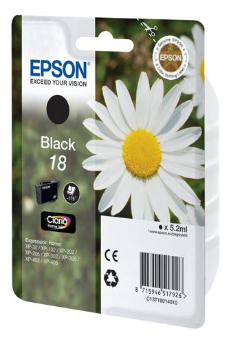Epson T180140 Black Ink Cartridge alternative image 1