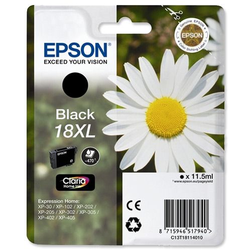 Epson T181140 High Capacity Black Ink Cartridge alternative image 1