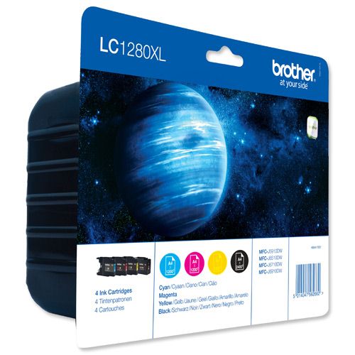 Brother LC1280XL Cartridges [Pack of 4] alternative image 1