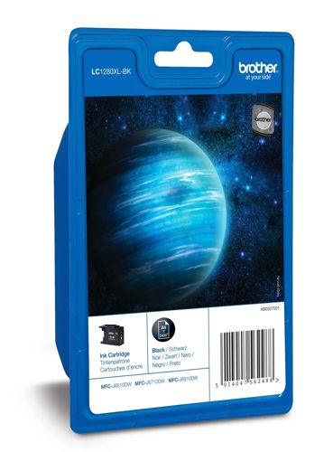 Brother LC1280XL Black Ink Cartridge Twin Pack alternative image 1