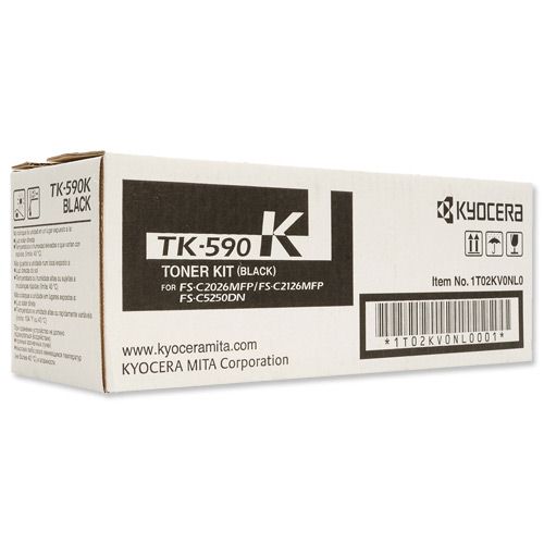 Kyocera TK590K Black Toner alternative image 1