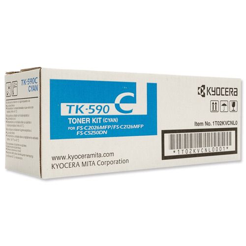 Kyocera TK590C Cyan Toner alternative image 1