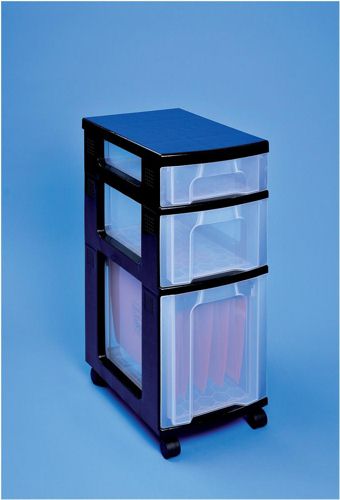 Really Useful 7L, 12L and 25L Storage Tower with Suspension File Drawer alternative image 1