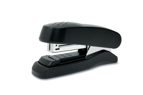 Rapesco Flat Clinch Half Strip Stapler Black alternative image 1