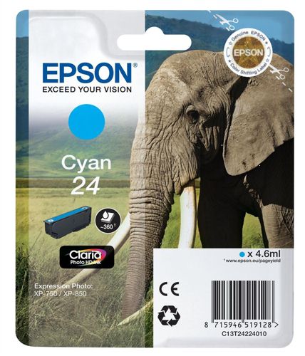 Epson T242240 Cyan Ink Cartridge alternative image 1