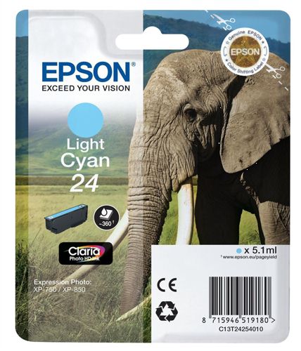 Epson T242540 Light Cyan Ink Cartridge alternative image 1