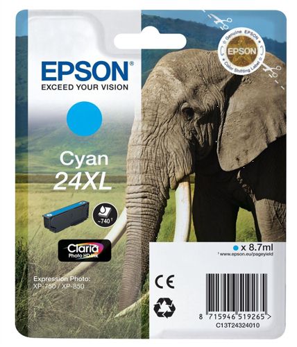 Epson T243240 High Capacity Cyan Ink Cartridge alternative image 1