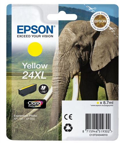 Epson T243440 High Capacity Yellow Ink Cartridge alternative image 1
