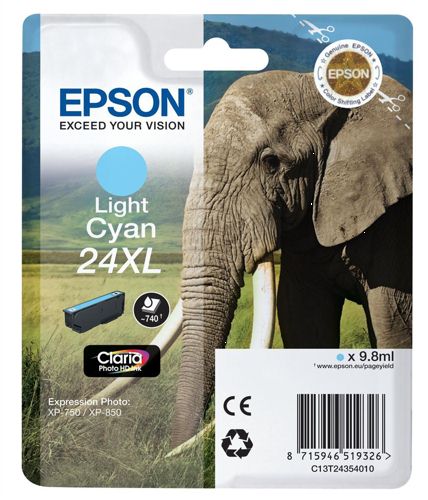 Epson T243540 High Capacity Light Cyan Ink Cartridge alternative image 1