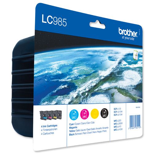 Brother LC985 Cartridges [Pack of 4] alternative image 1
