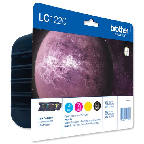 Brother LC1220 Value Ink Cartridge Pack [Pack of 4] alternative image 1