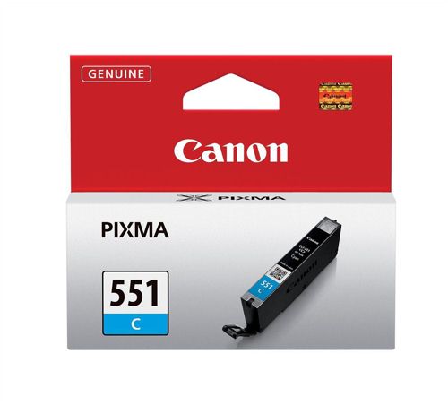 Canon CLI551C Cyan Inkjet Cartridge alternative image 1