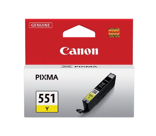 Canon CLI551Y Yellow Inkjet Cartridge alternative image 1