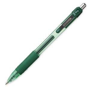 Zebra Z-Grip Retractable Ballpoint Pen Green [Pack of 12] alternative image 1