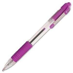 Zebra Z-Grip Retractable Ballpoint Pen Violet [Pack of 12] alternative image 1