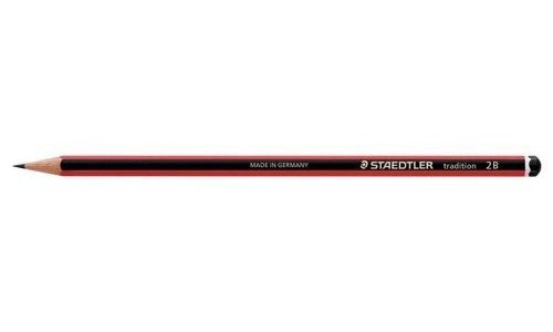 Staedtler Tradition 110 Pencil 2B [Pack of 12] alternative image 1
