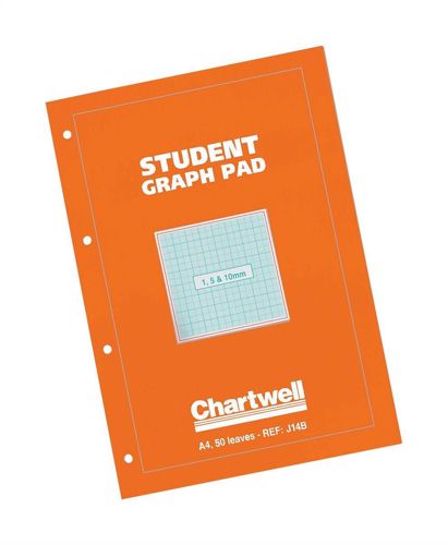 Chartwell Graph Pad A4 in 1mm, 5mm and 10mm alternative image 1