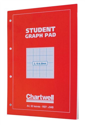 Chartwell Graph Pad A4 in 2mm, 10mm and 20mm | J34B